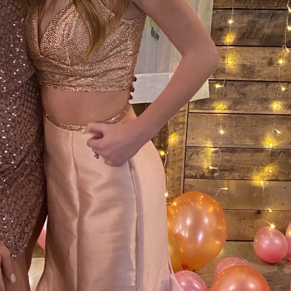 Sherri hill pink prom dress